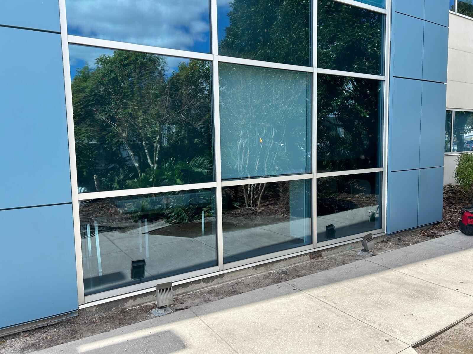 Commercial storefront installation